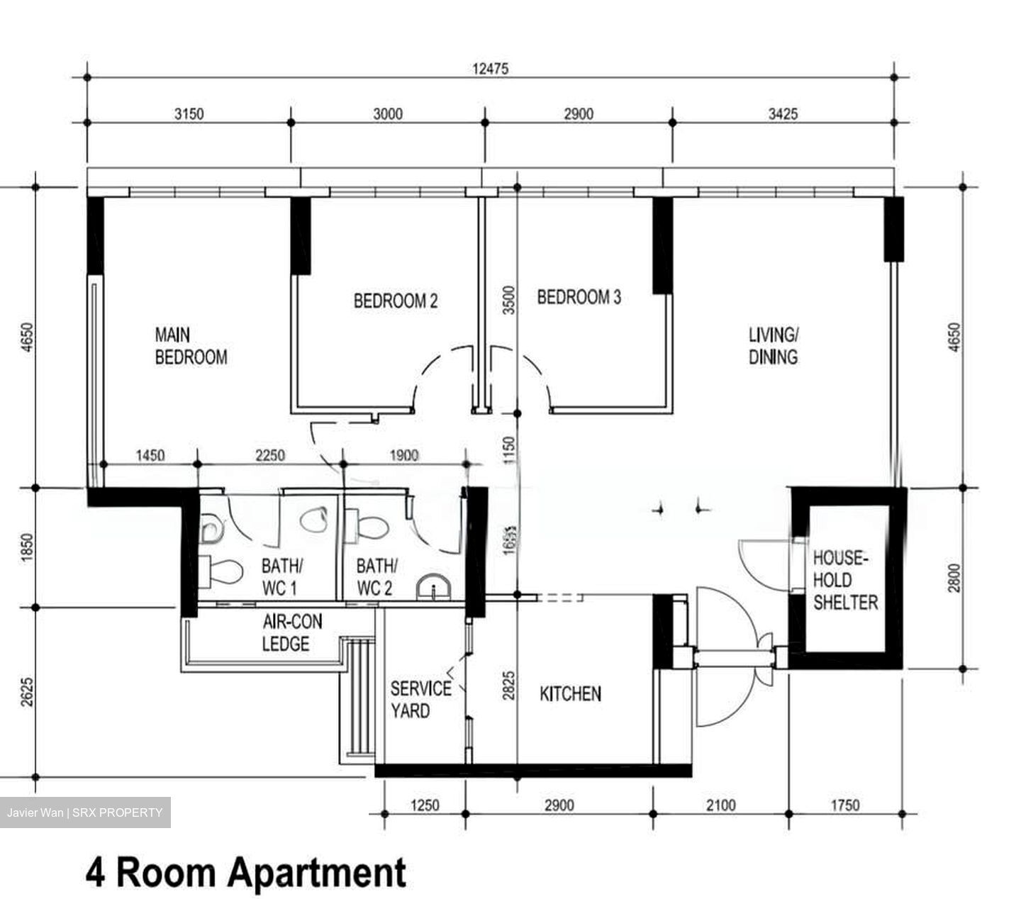 Blk 609B Tampines Greenweave (Tampines), HDB 4 Rooms #535339341